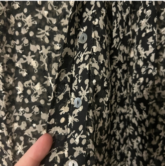 Bishop & Young Selena Poet Blouse Sz L NWT MSRP $90 - Picture 6 of 11